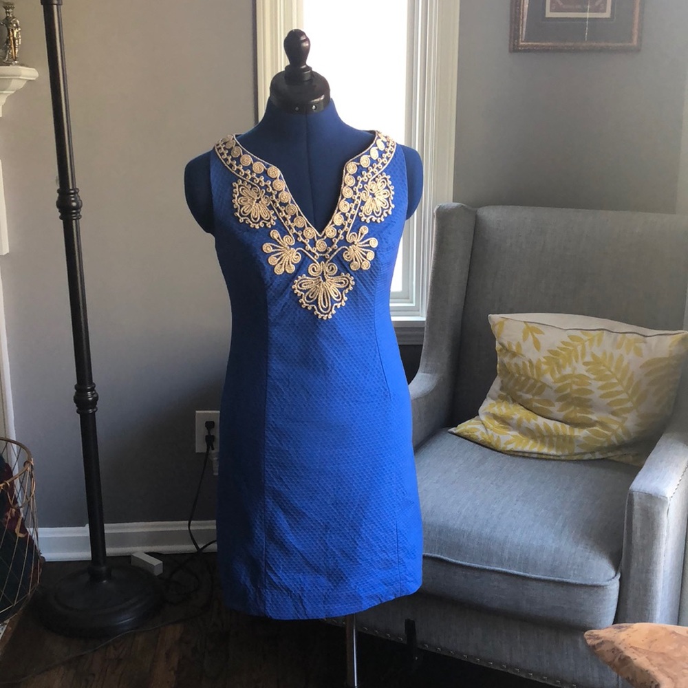 Lilly Pulitzer royal blue dress